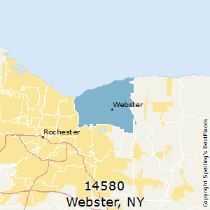 Webster,New York County Map