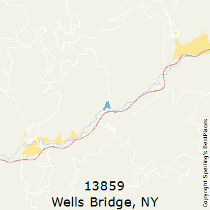 Wells_Bridge,New York County Map