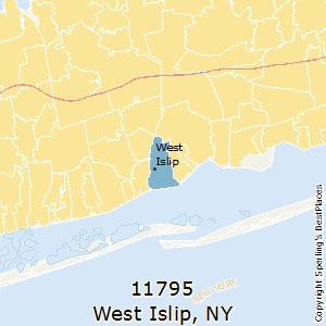 West_Islip,New York County Map