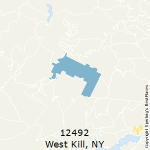 West_Kill,New York County Map