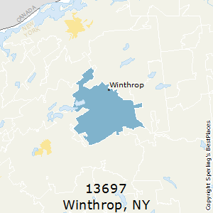Winthrop,New York County Map
