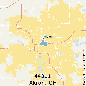 Akron Zip Codes Map Best Places To Live In Akron (Zip 44311), Ohio