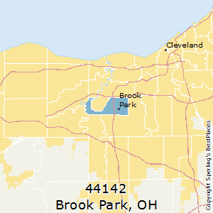 Brook_Park,Ohio County Map