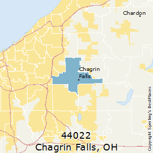 Chagrin_Falls,Ohio County Map