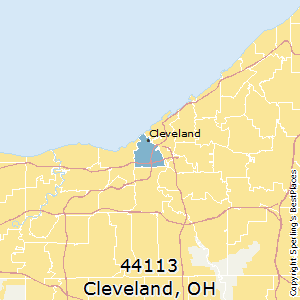 Cleveland,Ohio County Map