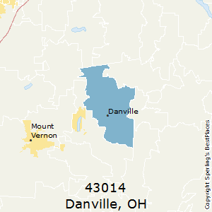 Danville,Ohio County Map