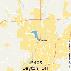 Dayton,Ohio County Map