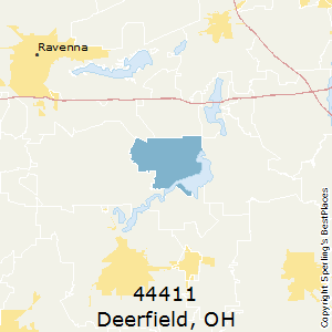 Deerfield,Ohio County Map