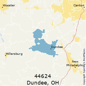 Dundee,Ohio County Map