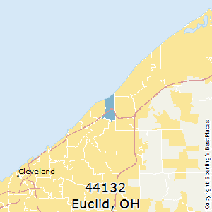 Euclid,Ohio County Map