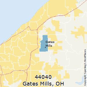Gates_Mills,Ohio County Map