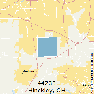 Hinckley,Ohio County Map