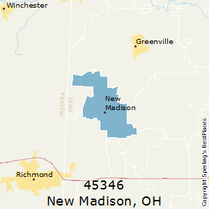 New_Madison,Ohio County Map