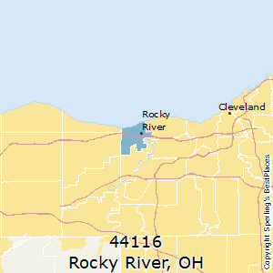 Rocky_River,Ohio County Map
