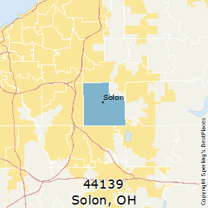 Solon,Ohio County Map