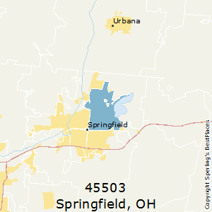Springfield,Ohio County Map