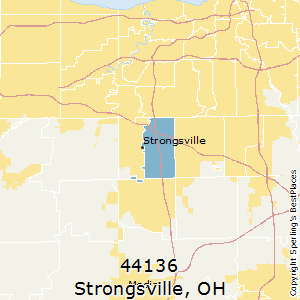 Strongsville,Ohio County Map