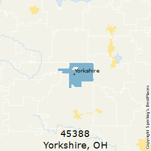 Yorkshire,Ohio County Map