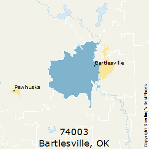 Bartlesville,Oklahoma County Map