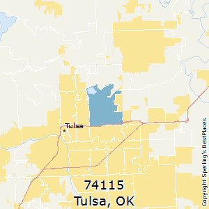 Tulsa Oklahoma Zip Code Map Updated June 2020