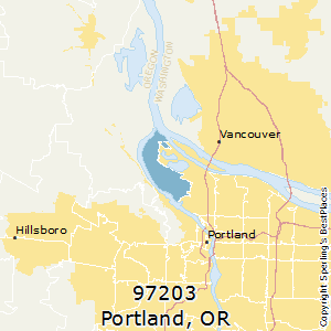 Portland,Oregon County Map