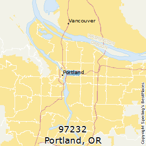 Multnomah County Zip Code Map Best Places To Live In Portland (Zip 97232), Oregon