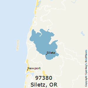 Siletz,Oregon County Map