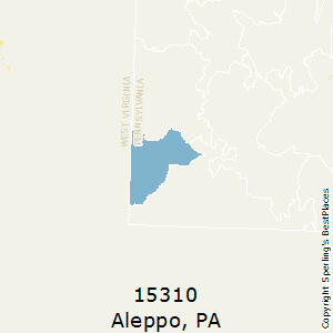 Aleppo,Pennsylvania County Map
