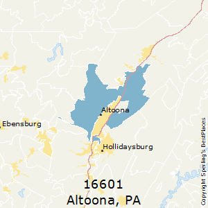 Altoona,Pennsylvania County Map
