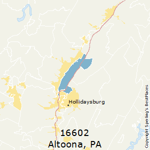 Altoona,Pennsylvania County Map