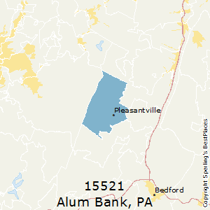 Alum_Bank,Pennsylvania County Map