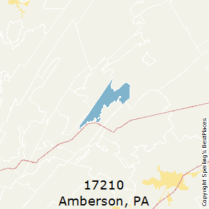 Amberson,Pennsylvania County Map