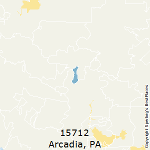 Arcadia,Pennsylvania County Map