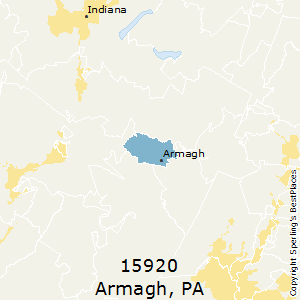 Armagh,Pennsylvania County Map