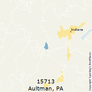 Aultman,Pennsylvania County Map