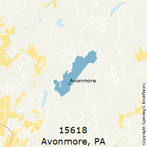 Avonmore,Pennsylvania County Map