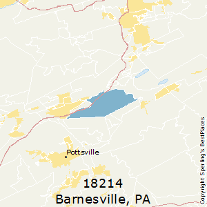 Barnesville,Pennsylvania County Map
