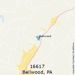 Bellwood,Pennsylvania County Map