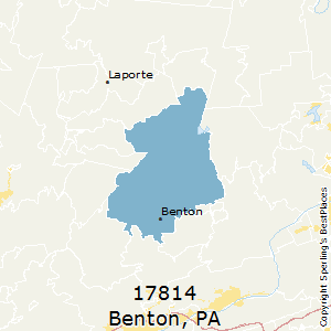 Benton,Pennsylvania County Map