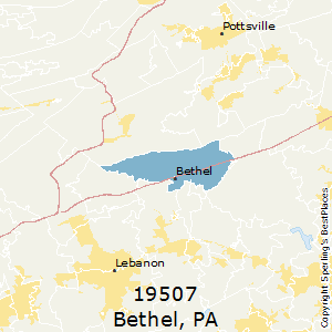 Bethel,Pennsylvania County Map