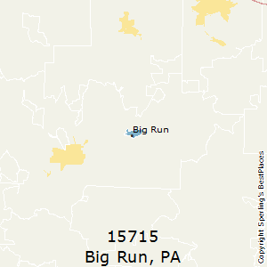 Big_Run,Pennsylvania County Map