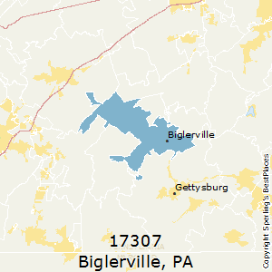 Biglerville,Pennsylvania County Map