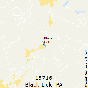 Black_Lick,Pennsylvania County Map
