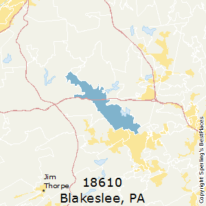 Blakeslee,Pennsylvania County Map