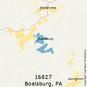 Boalsburg,Pennsylvania County Map