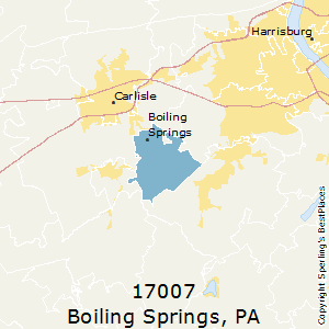 Boiling_Springs,Pennsylvania County Map
