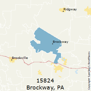 Brockway,Pennsylvania County Map