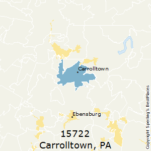 Carrolltown,Pennsylvania County Map