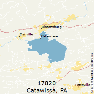 Catawissa,Pennsylvania County Map