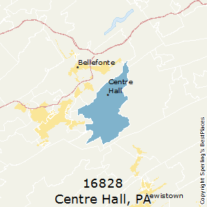 Centre_Hall,Pennsylvania County Map